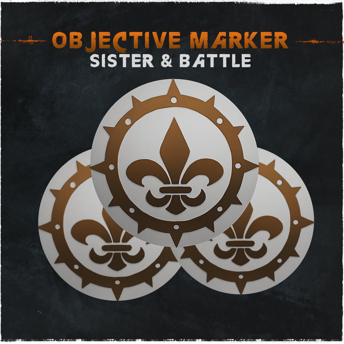 Marqueurs d'objectifs "Soeurs et batailles" (Pack de 6)