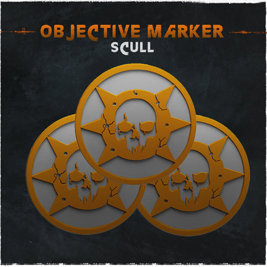 Marqueurs d'objectifs "Crânes" (Pack de 6)